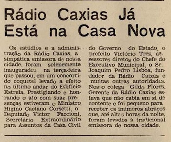 Jornal Pioneiro / Reprodução Jornal Pioneiro / Reprodução