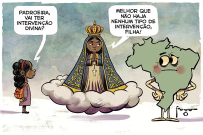 Gilmar Fraga / Grupo RBS PORTO ALEGRE, RS, BRASIL, 09-10-2026: Charge do Fraga. Foto: Gilmar Fraga/Grupo RBS<!-- NICAID(16384628) -->