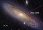 Astrônomos detectam buraco negro raro na galáxia de Andrômeda