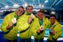 Revezamento masculino 4x100m, natação, Jogos Pan-Americanos