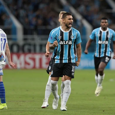 13.04.25, Porto Alegre, RS, Brasil: Sudamericana Grêmio x Godoy Cruz: Fotos: Jefferson Botega/Agencia RBSIndexador: jeff botega<!-- NICAID(16036258) -->