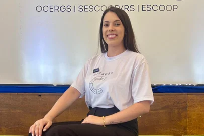 Rafaela Ribas, da Coprel, integrante da comissão de jovens do sistema Ocergs<!-- NICAID(15995550) -->