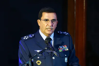 O comandante da AeronÃ¡utica, Carlos de Almeida Baptista Junior, participa da divulgaÃ§Ã£o das empresas selecionadas para operaÃ§Ã£o do Centro Espacial de AlcÃ¢ntara.<!-- NICAID(16042693) -->