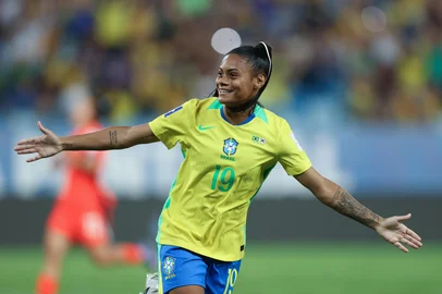 Tainá Maranhão, atacante da seleção brasileira feminina<!-- NICAID(16264838) -->