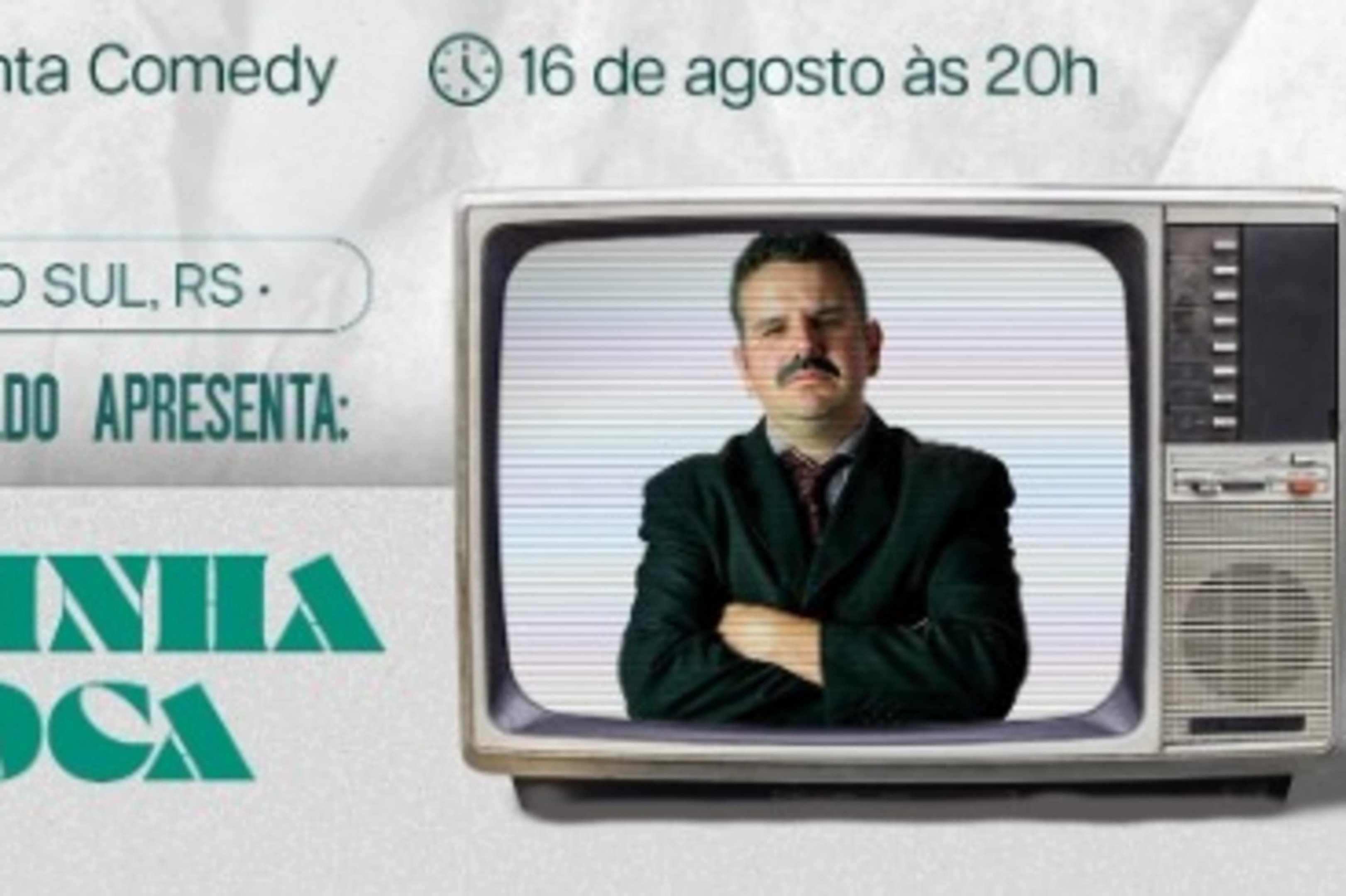 Humorista Apóstolo Arnaldo é atração neste final de semana no Polenta ...