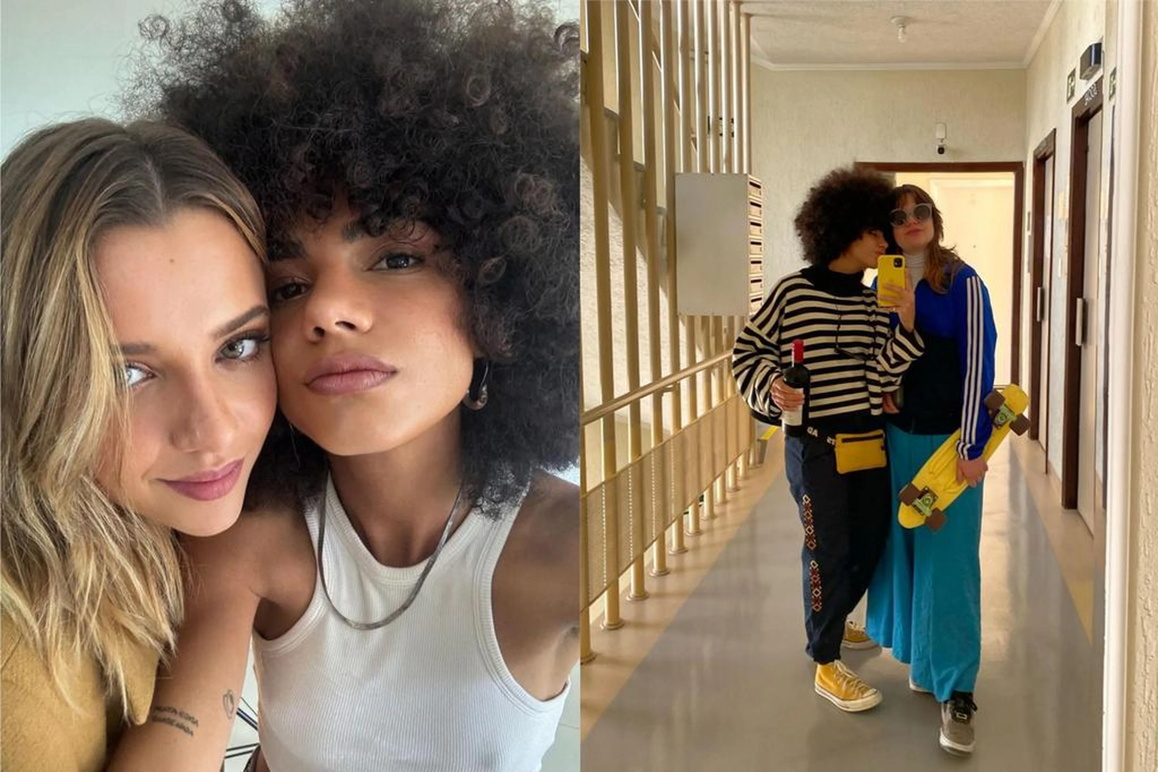 @manumesmo e @samanthajonesla Instagram/Reprodução