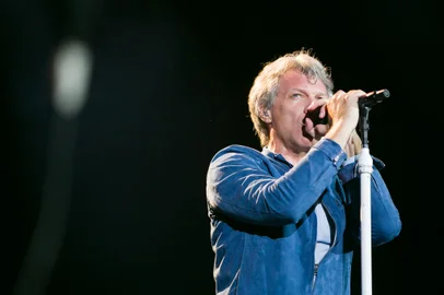 PORTO ALEGRE, RS, BRASIL - 19/09/2017 - O cantor americano Jon Bon Jovi faz show no estádio Beira-Rio em Porto Alegre. (Andréa Graiz/Agência RBS)Indexador: Andrea Graiz<!-- NICAID(13160962) -->