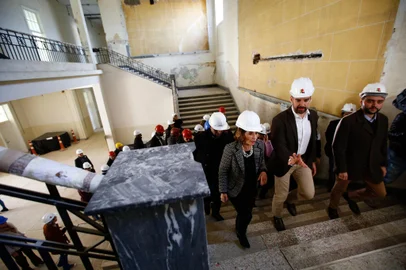 Porto Alegre, RS, Brasil - Governador Eduardo Leite realiza vistoria nas obras do Instituto de Educação. FOTO: Jonathan Heckler, Agência RBS<!-- NICAID(15486580) -->