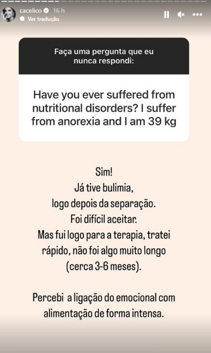 @cacelico Instagram / Reprodução