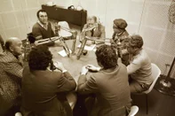 Programa sala de redação da Rádio Gaúcha, Paulo Santana, Ruy Carlos Ostermann, Cid Cabral, Foguinho e Ênio Mello #PÁGINA: 5 Fotógrafo: Não se Aplica<!-- NICAID(1949504) -->