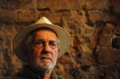 Paulo José, ator, em palestra na Casa de Teatro.<!-- NICAID(5596725) -->