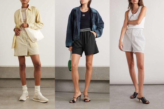 Net-a-porter e The Frankie Shop / Net-a-porter e Loewe / Net-a-porter e Bottega Veneta / Divulgação