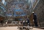 Como está o interior da Capela Sistina às vésperas do início do conclave; veja as imagens