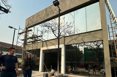 obra do Hub do agro  no parque Assis Brasil, em Esteio, vinha sendo finalizada e espaço será inaugurado na sexta-feira, dia 23<!-- NICAID(15846273) -->