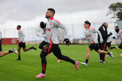 Treino do Inter no CT Parque Gigante, em Porto Alegre<!-- NICAID(16097358) -->
