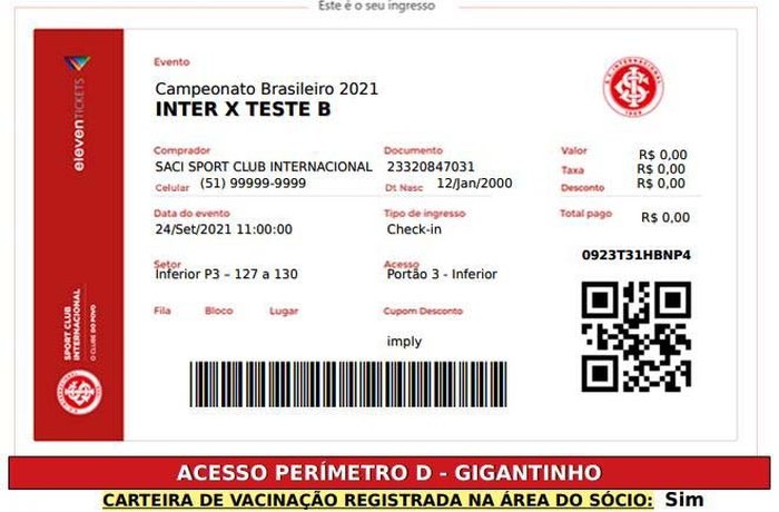 Divulgação / SC Internacional