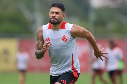 Bruno Tabata em treino do Inter<!-- NICAID(15979908) -->