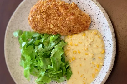 Receitas da Lela, Frango crocante, Risoni com camarão, Destemperados<!-- NICAID(14208950) -->