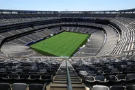 A general view shows the New York New Jersey Stadium (temporarily renamed from Metlife Stadium) ahead of the 2026 FIFA World Cup on May 29, 2026 in East Rutherford, New Jersey. (Photo by ANGELA WEISS / AFP)<!-- NICAID(16298778) -->