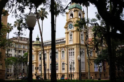 Porto Alegre, RS, Brasil - 13/12/2023 - Reforma de prédios históricos em POA. Na foto: Memorial do RS. (Foto: Anselmo Cunha/Agência RBS)<!-- NICAID(15625139) -->