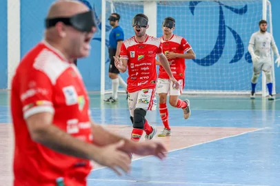 Mário Luiz / Divulgação/CBDV Agafuc, futebol de cegos