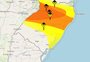 RS tem quatro alertas para chuva intensa nesta segunda-feira
