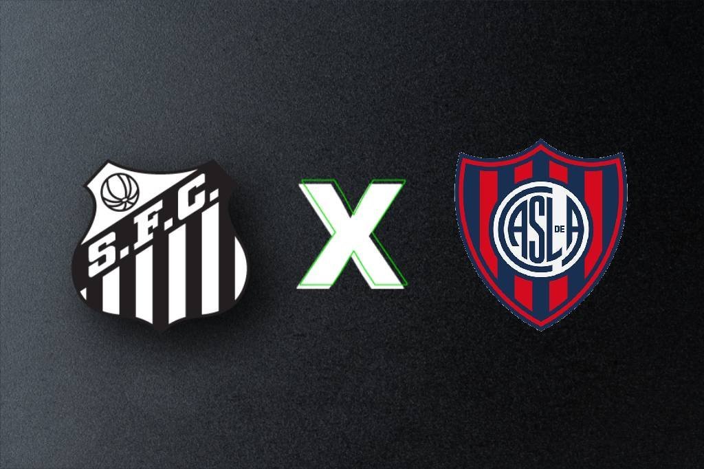 Santos e San Lorenzo duelam na Sul-Americana hoje à noite