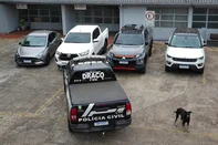 Apreensão de veículos de grupo criminoso no noroeste do RS