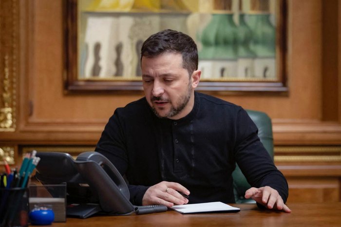 Handout / UKRAINIAN PRESIDENTIAL PRESS SER