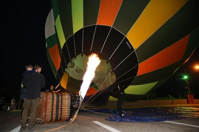 Lançamento do 1º Festival de Balonismo de Caxias do Sul.<!-- NICAID(16032382) -->