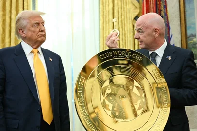 Gianni Infantino, Donald Trump,