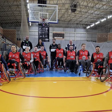 Com a criação do Banco do Esporte, diversas entidades de Caxias do Sul poderão ser beneficiadas com materiais esportivos. Uma delas é o Cidef, que trabalha com deficientes físicos, com foco no ensino do basquete<!-- NICAID(15930308) -->