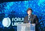 "Viva la libertad, carajo": essa e outras frases que Javier Milei, candidato da extrema direita da Argentina, disse em Porto Alegre 