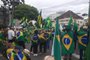 **FOTOGRAFIA A PEDIDO DE CIRO FABRES** Apoiadores do presidente Jair Bolsonaro fazem mobilização na frente de quartel em Caxias do Sul, que teve também motociata.Foto: Sabiá da Serra, Divulgação<!-- NICAID(15298814) -->
