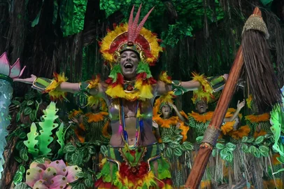 Desfile da  Academicos do Tatuape, um dos destaques do Carnaval de SAP<!-- NICAID(16226478) -->