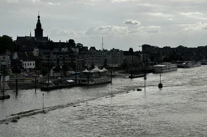Alagamento em Nijmegen, nos Países Baixos - Foto: Rodrigo Lopes/Agência RBS<!-- NICAID(15790886) -->