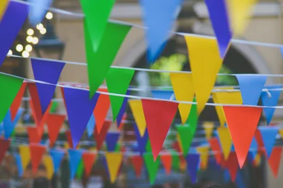 Festa Junina, bandeirinhas, destemperados<!-- NICAID(14125744) -->