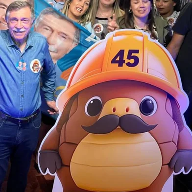 Adiló Didomenico (PSDB) em um dos atos de campanha<!-- NICAID(15905293) -->