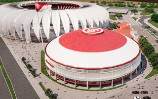 Ginásio Gigantinho vai passar por uma nova reforma. Foto: Kauê Pereira/Arquitetura/Patrimônio SCI/Divulgação<!-- NICAID(16093920) -->