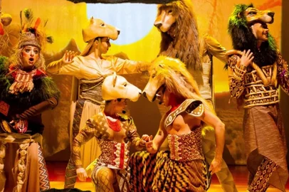 O espetáculo "Rei Leão, O Musical" estreia no palco do UCS Teatro, às 19h, no dia 11 de abril, em Caxias do Sul. <!-- NICAID(15997199) -->