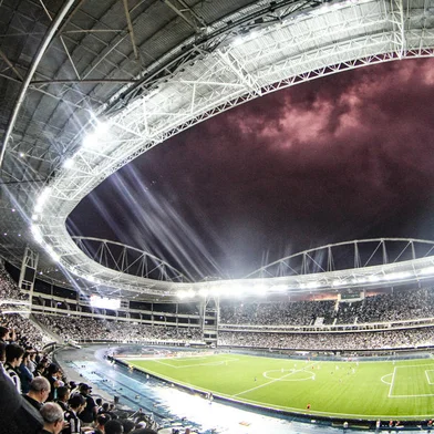 Estádio Nilton Santos, o Engenhão, em jogo do Botafogo<!-- NICAID(15476865) -->