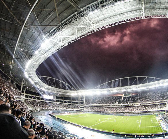 Estádio Nilton Santos, o Engenhão, em jogo do Botafogo<!-- NICAID(15476865) -->