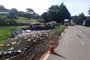 O motorista de um caminhão morreu após o veículo que ele dirigia capotar na BR-386, em Soledade, no norte do RS.<!-- NICAID(15603831) -->