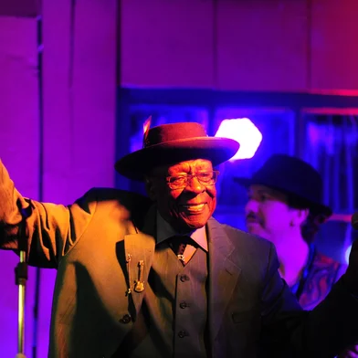 CAXIAS DO SUL, RS, BRASIL, 23/11/2019. SEGUNDO DIA - 12º Mississipi Delta Bluers Festival RS - MDBF Mardi Gras Edition. Show de Bob Stroger & Headcutters no Creole Moon Stage. (Porthus Junior/Agência RBS)<!-- NICAID(14335775) -->