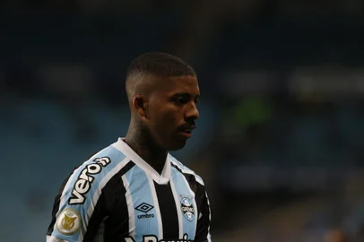 PORTO ALEGRE, RS, BRASIL - 17.10.2021 - O Grêmio recebe o Juventude na Arena, em jogo válido pela 27ª rodada do Brasileirão. (Foto: Lauro Alves/Agencia RBS)<!-- NICAID(14917694) -->