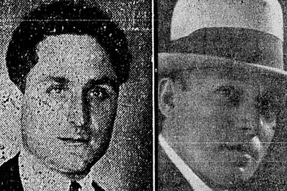Pilotos Pierre Louis Barbier e Victor Hamm, franceses mortos em 1932 em acidente aéreo no RS<!-- NICAID(16306423) -->