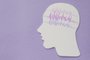 encephalography brain paper cutout with purple ribbon, Epilepsy awareness, seizure disorder, mental health conceptFonte: 327734683<!-- NICAID(15663725) -->