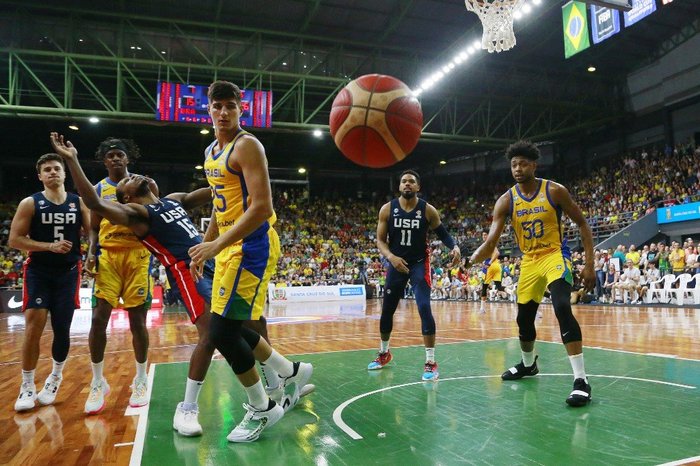 Brasil perde para a Espanha na Copa do Mundo de basquete