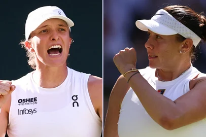 Iga Swiatek enfrenta Amanda Anisimova na final de Wimbledon<!-- NICAID(16079091) -->