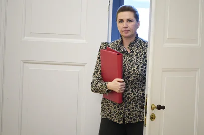 THOMAS TRAASDAHL / Ritzau Scanpix Danish Prime Minister Mette Frederiksen is pictured after a meeting in the Foreign Policy Committee at Christiansborg in Copenhagen, Denmark, on January 20, 2026. Frederiksen said that Europe would have no choice but to respond if a trade war started, following US President Donald Trump's tariffs threat on countries opposing his plans to take over Greenland. (Photo by Thomas Traasdahl / Ritzau Scanpix / AFP) / Denmark OUT / DENMARK OUT<!-- NICAID(16209028) -->